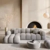 Samtstoff L-Form Sofa Avoria – Bild 10