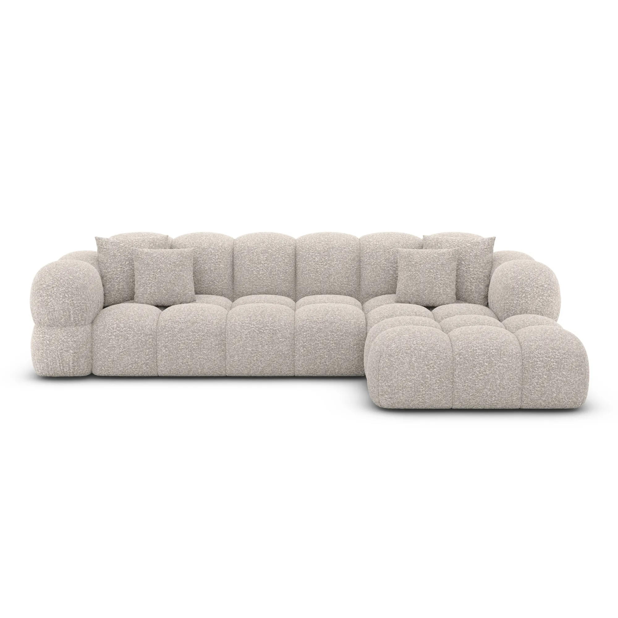 Bouclé L-Form Sofa Avoria – Bild 17