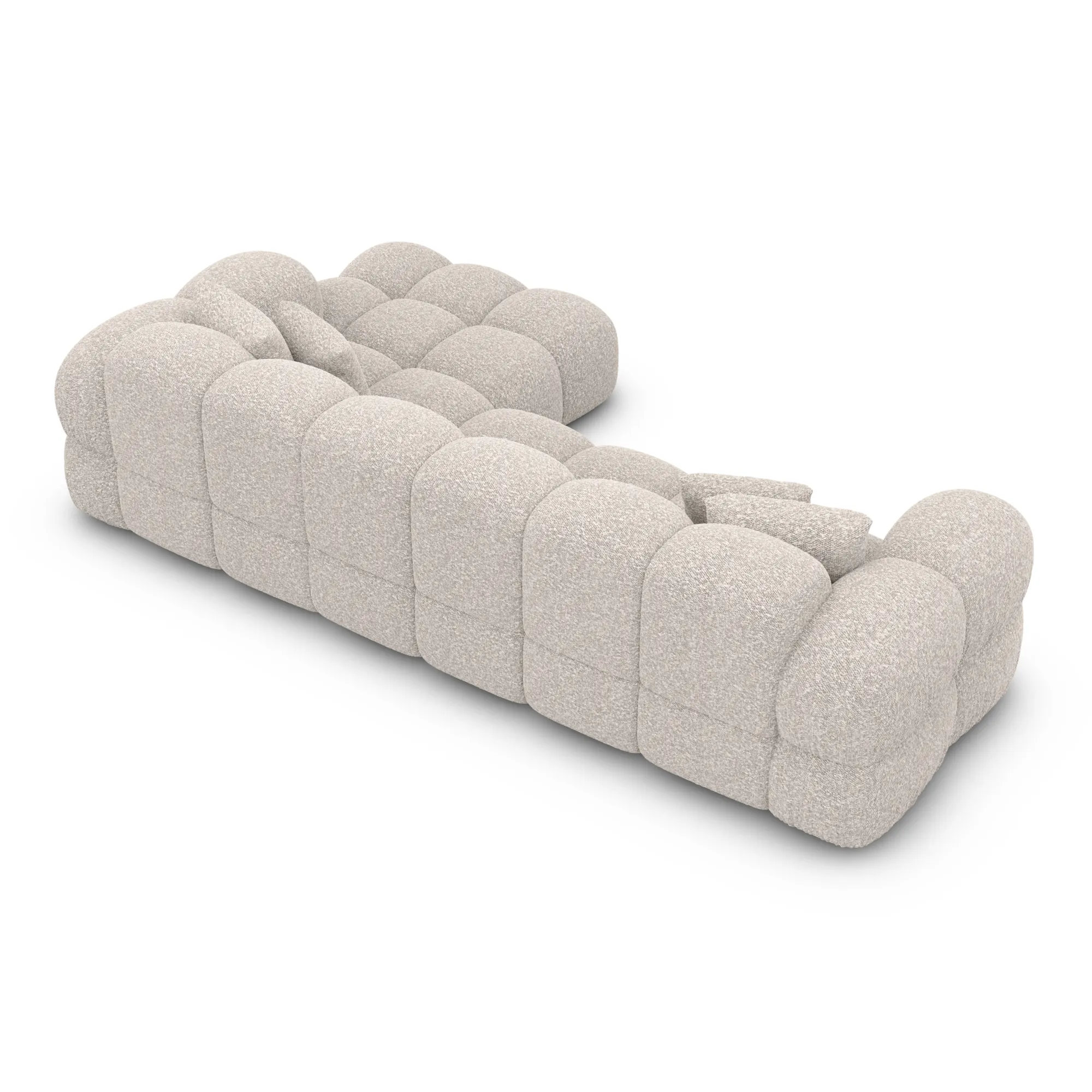Bouclé L-Form Sofa Avoria – Bild 18