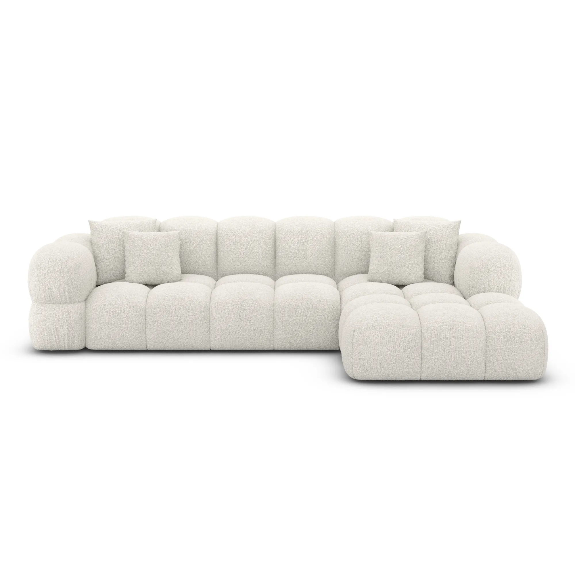Bouclé L-Form Sofa Avoria – Bild 20