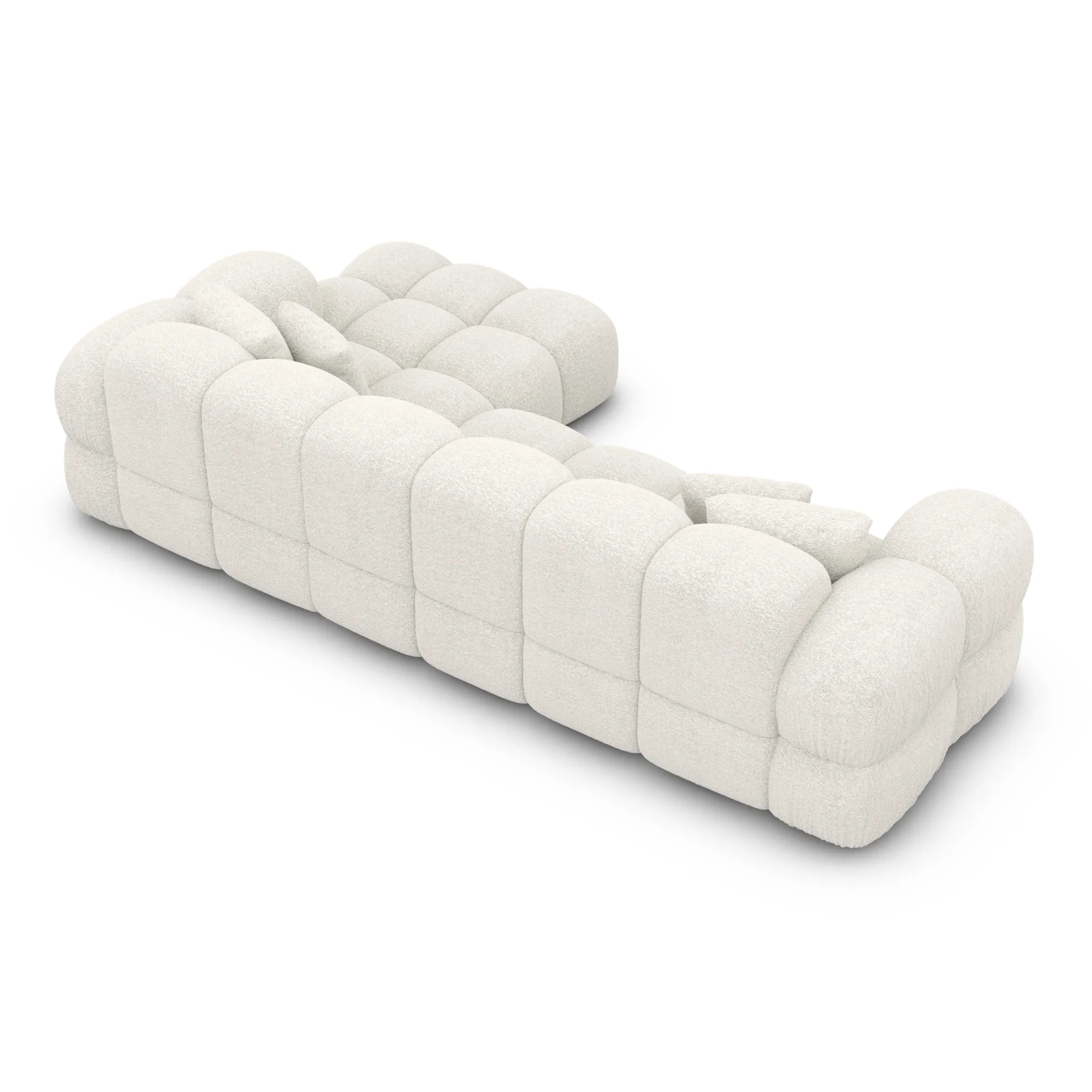 Bouclé L-Form Sofa Avoria – Bild 21