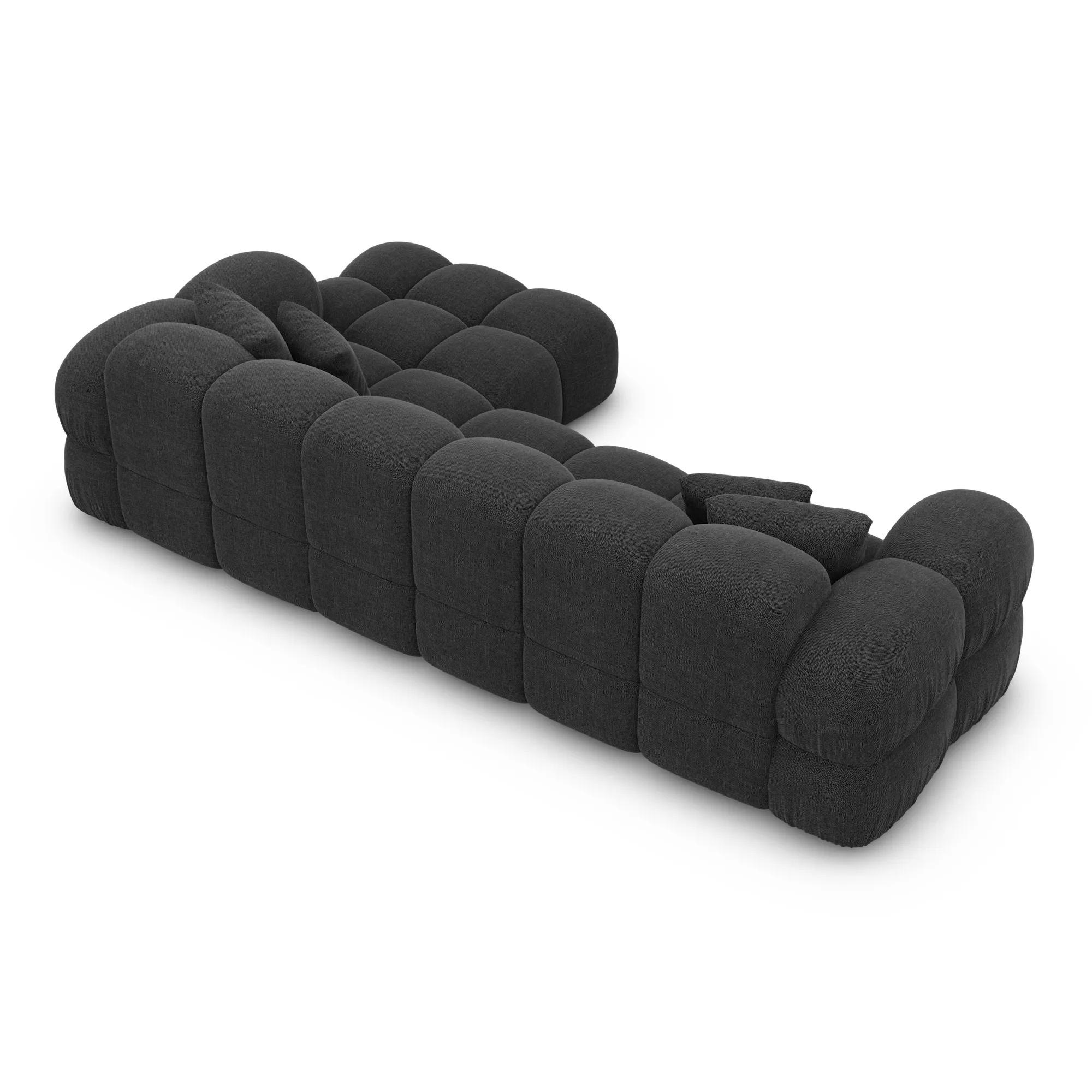 Strukturstoff L-Form Sofa Avoria – Bild 59