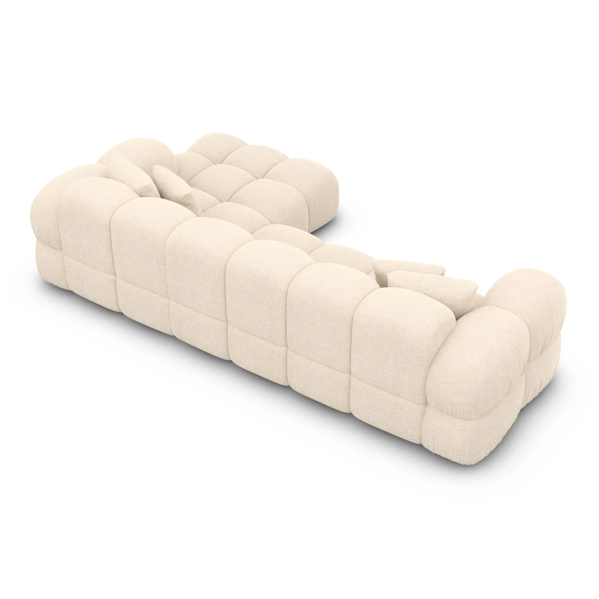 Strukturstoff L-Form Sofa Avoria – Bild 65