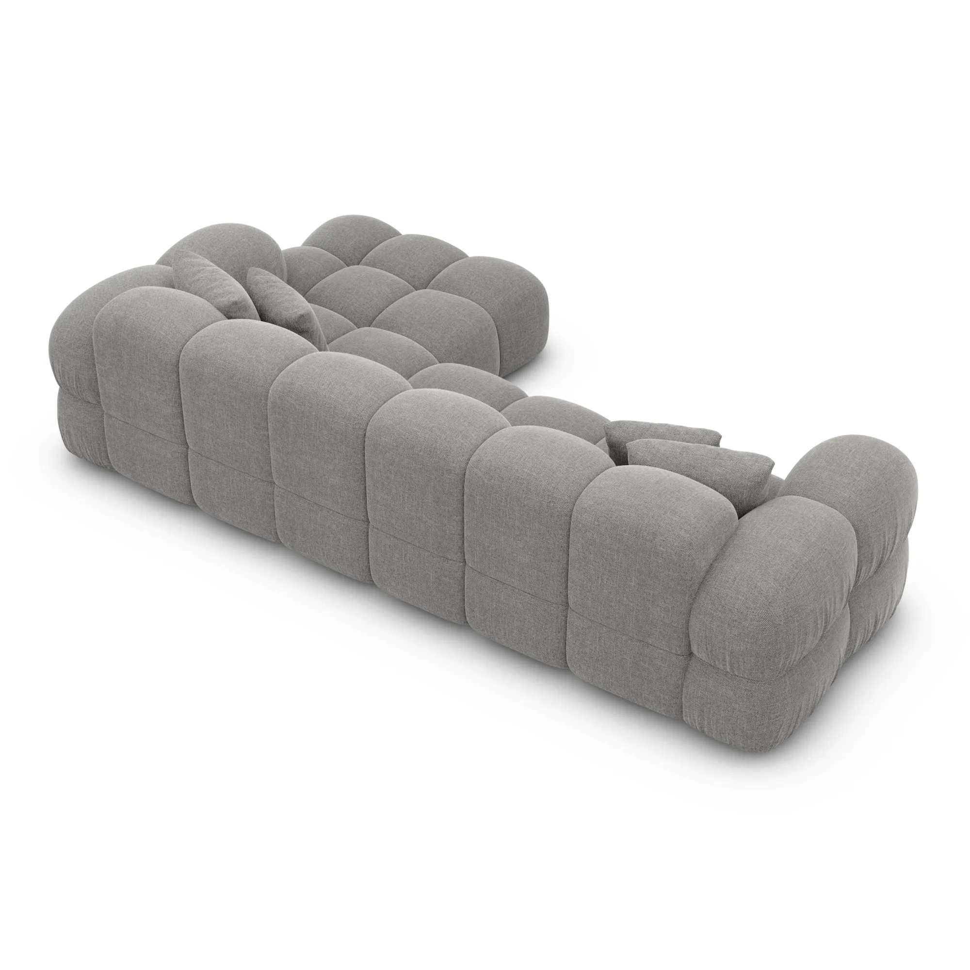 Strukturstoff L-Form Sofa Avoria – Bild 74