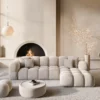 Samtstoff L-Form Sofa Avoria – Bild 15