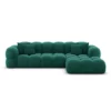 Samtstoff L-Form Sofa Avoria – Bild 56