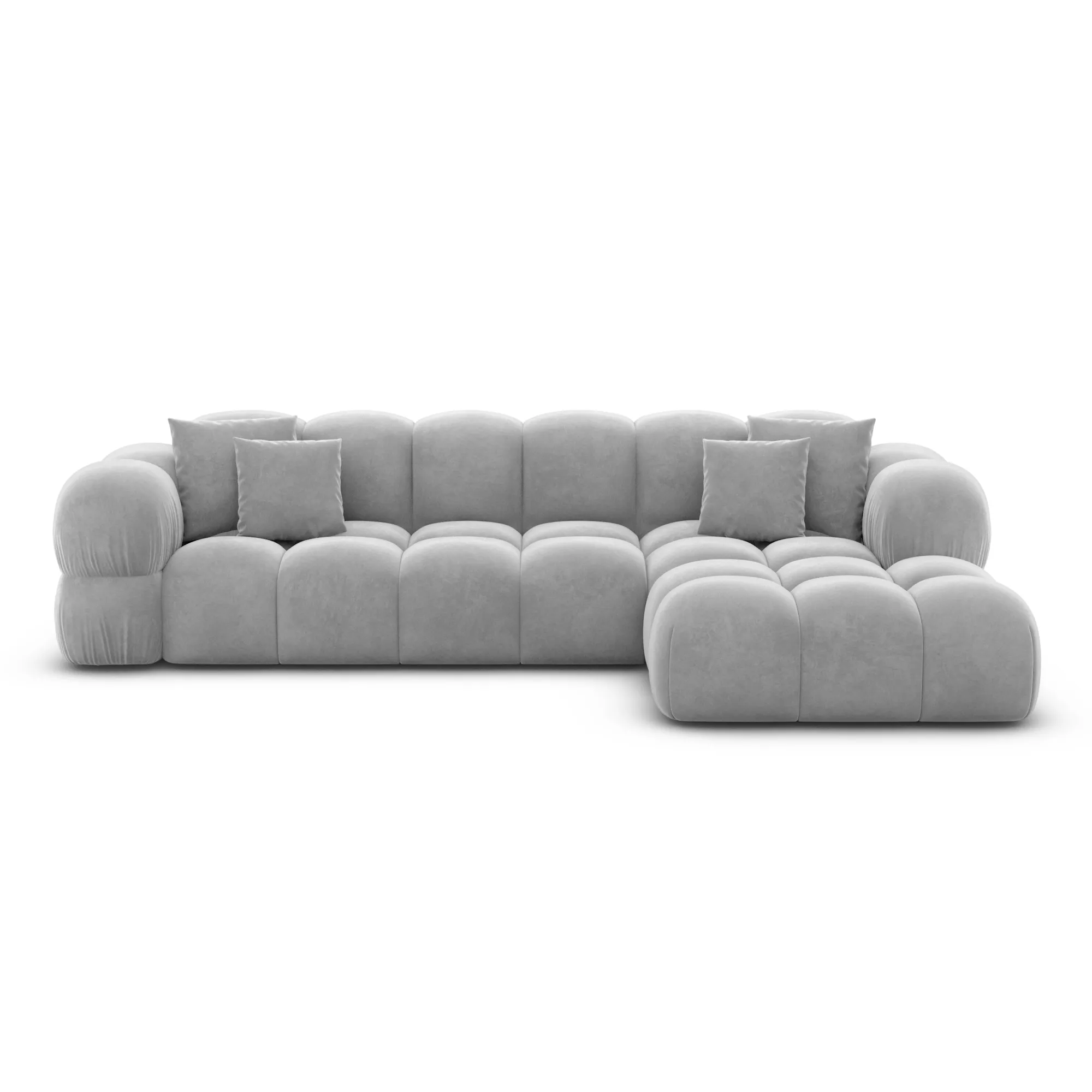 Samtstoff L-Form Sofa Avoria – Bild 59