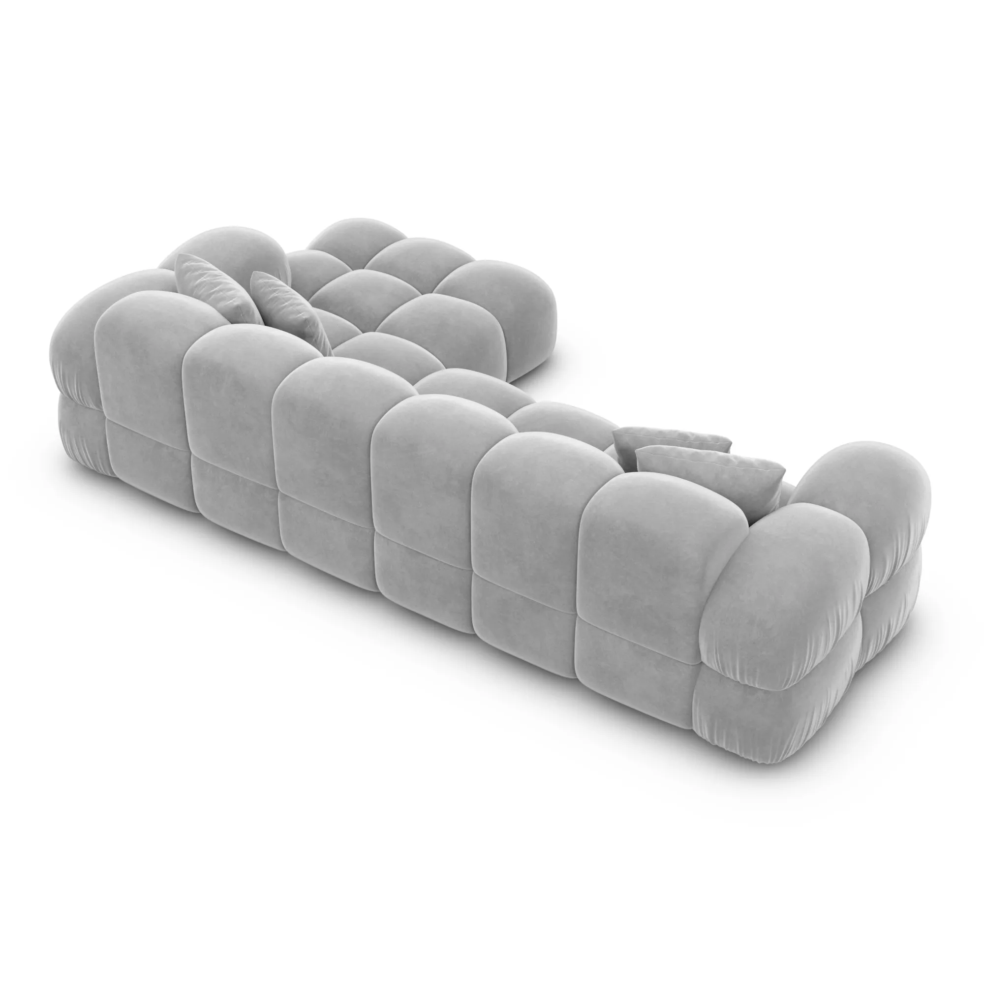 Samtstoff L-Form Sofa Avoria – Bild 60