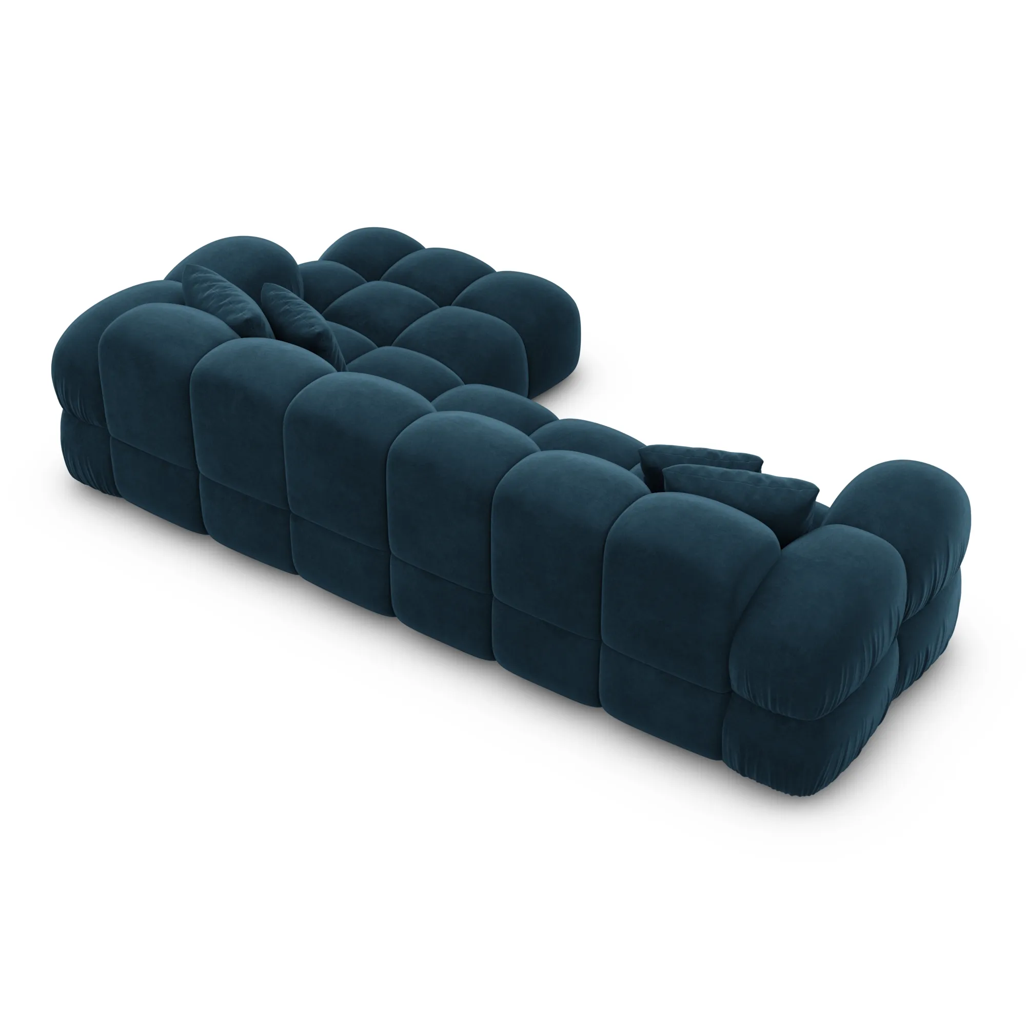 Samtstoff L-Form Sofa Avoria – Bild 63