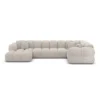Bouclé U-Form XL Wohnlandschaft Avoria – Bild 8
