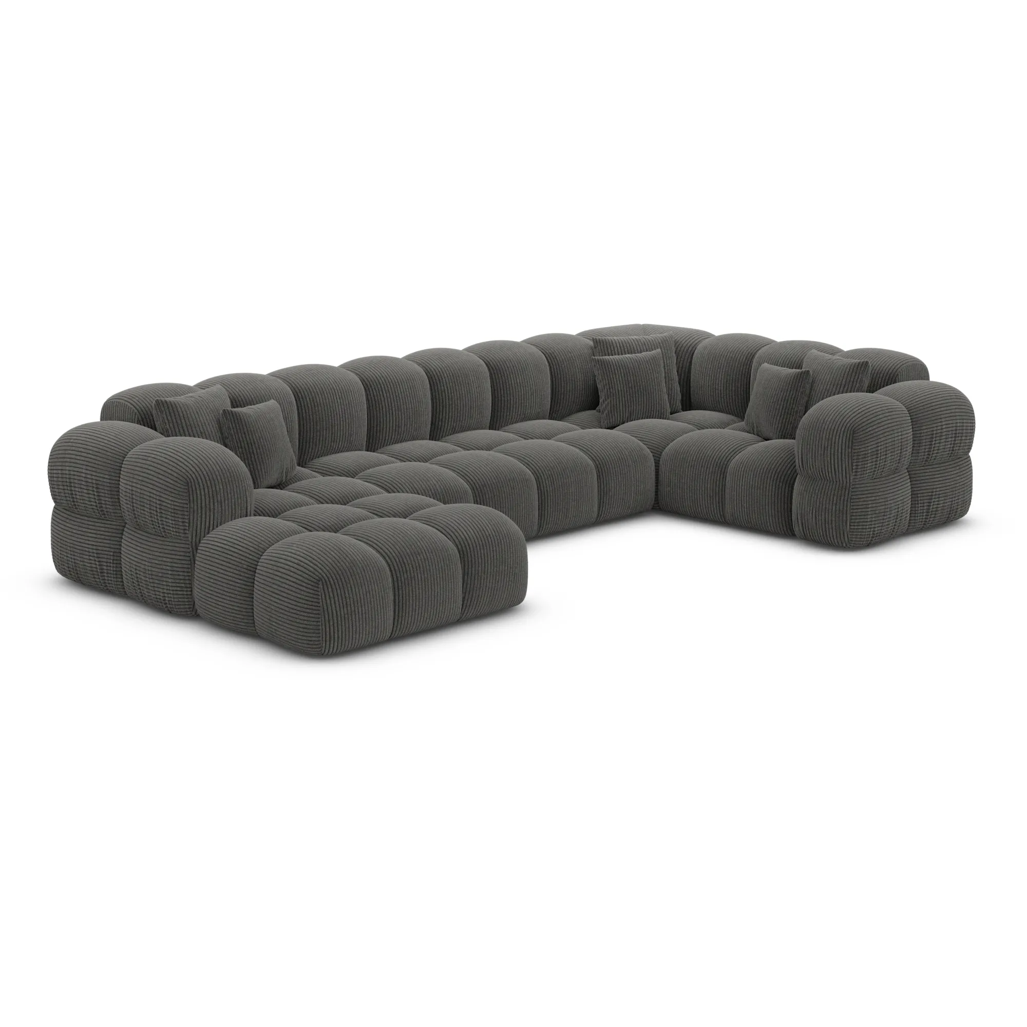 Cord U-Form XL Wohnlandschaft Avoria – Bild 21