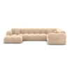 Samtstoff U-Form XL Wohnlandschaft Avoria – Bild 29