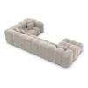 Samtstoff U-Form XL Wohnlandschaft Avoria – Bild 60