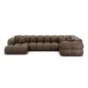 Echtleder U-Form XL Wohnlandschaft Avoria – Bild 30