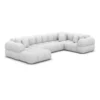Kunstleder U-Form XL Wohnlandschaft Avoria – Bild 56