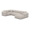 Bouclé U-Form XL Wohnlandschaft Avoria – Bild 16