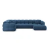 Strukturstoff U-Form XL Wohnlandschaft Avoria – Bild 79