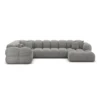 Strukturstoff U-Form XL Wohnlandschaft Avoria – Bild 25