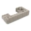 Samtstoff U-Form XL Wohnlandschaft Avoria – Bild 27