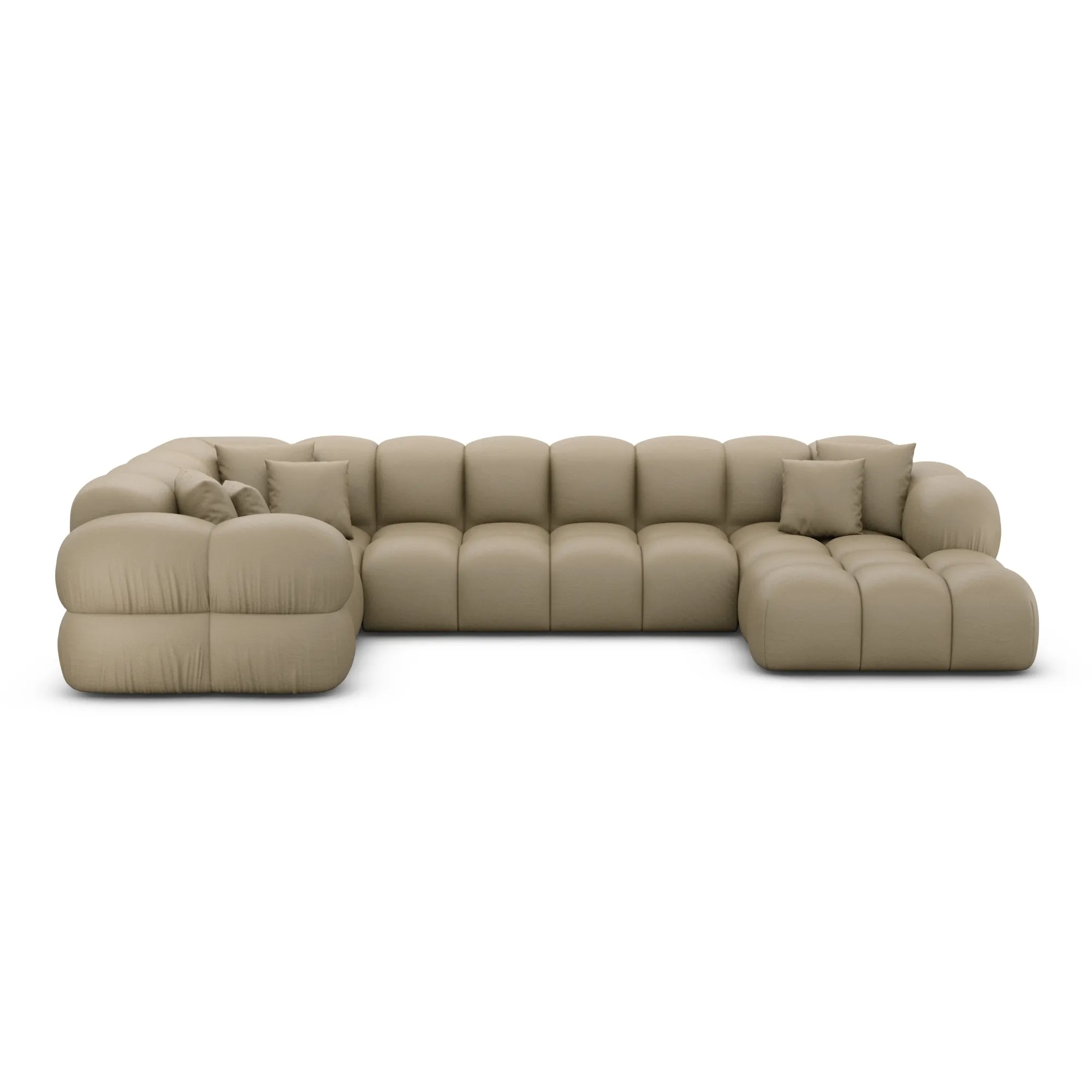 Echtleder U-Form XL Wohnlandschaft Avoria – Bild 51