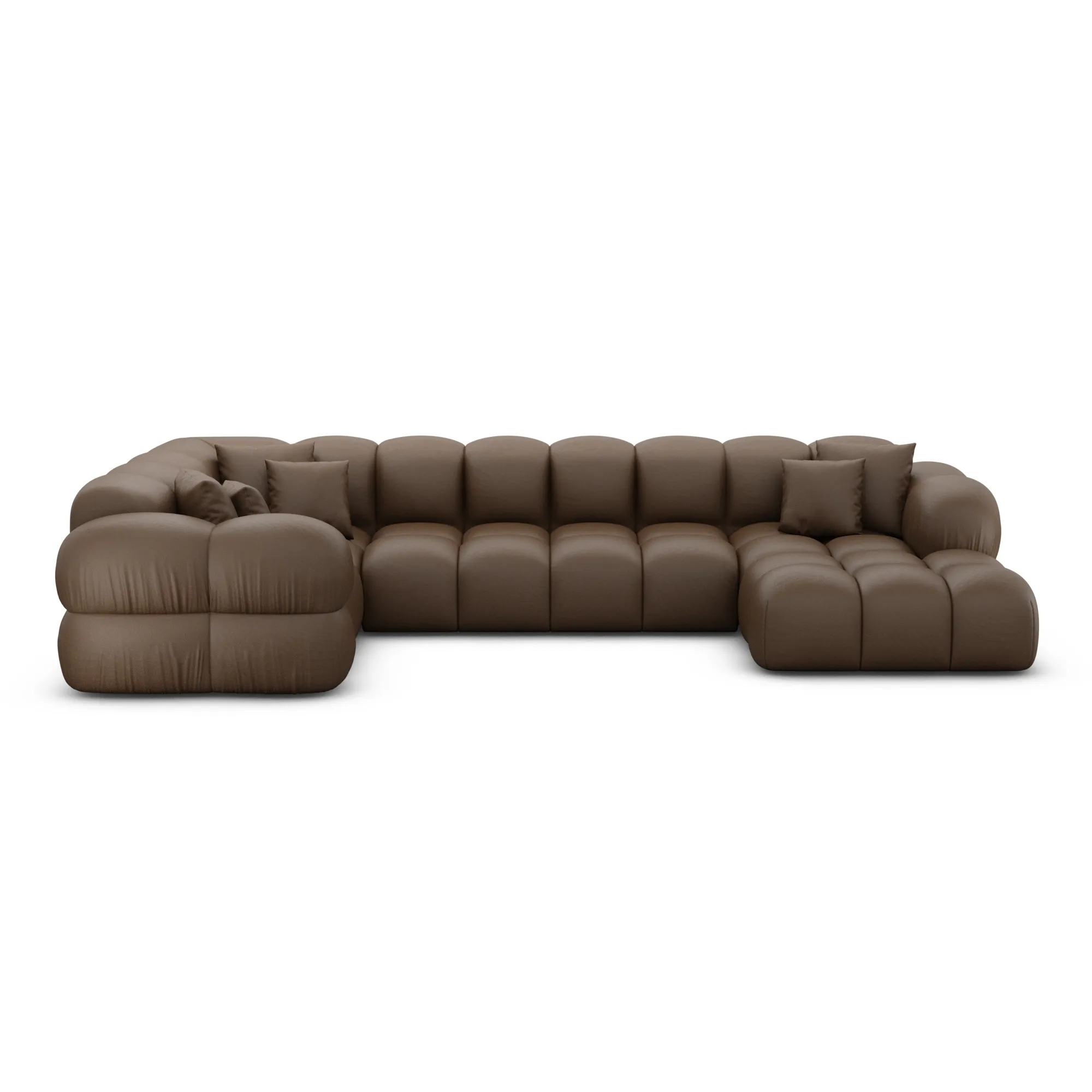 Echtleder U-Form XL Wohnlandschaft Avoria – Bild 54