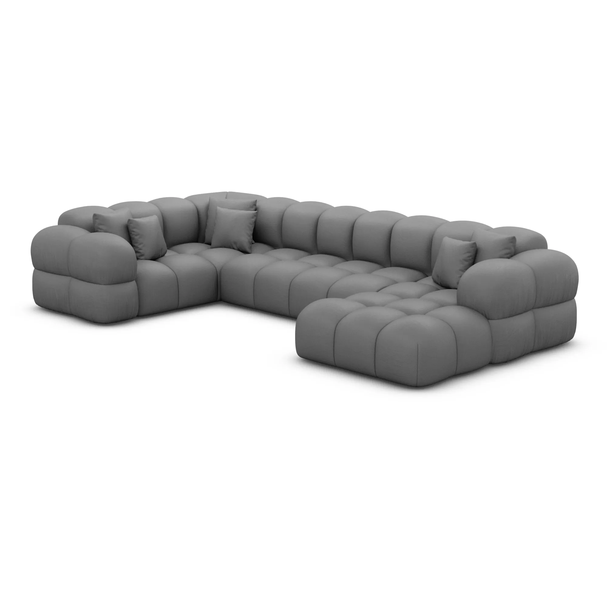 Echtleder U-Form XL Wohnlandschaft Avoria – Bild 56