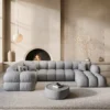 Echtleder U-Form XL Wohnlandschaft Avoria – Bild 3