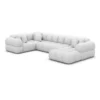 Echtleder U-Form XL Wohnlandschaft Avoria – Bild 62