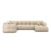 Kunstleder U-Form XL Wohnlandschaft Avoria – Bild 60