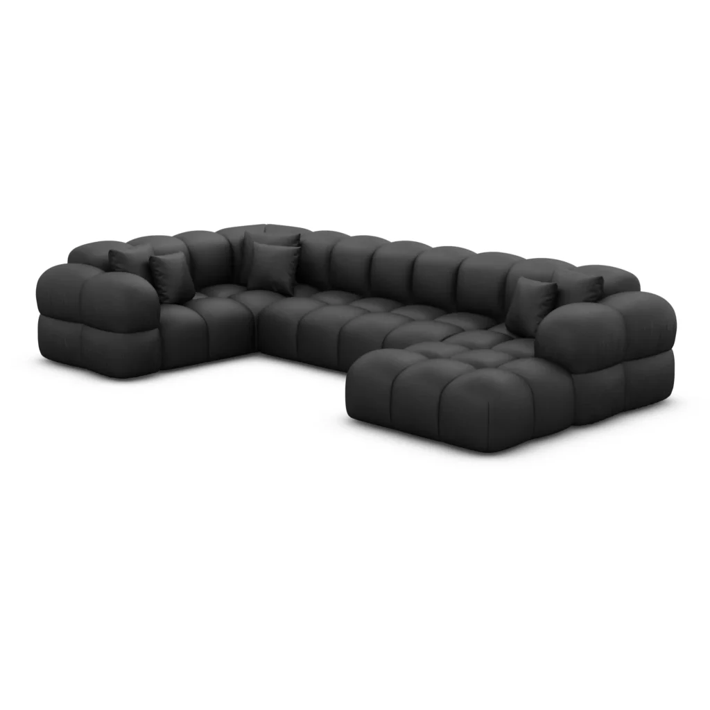 Kunstleder U-Form XL Wohnlandschaft Avoria