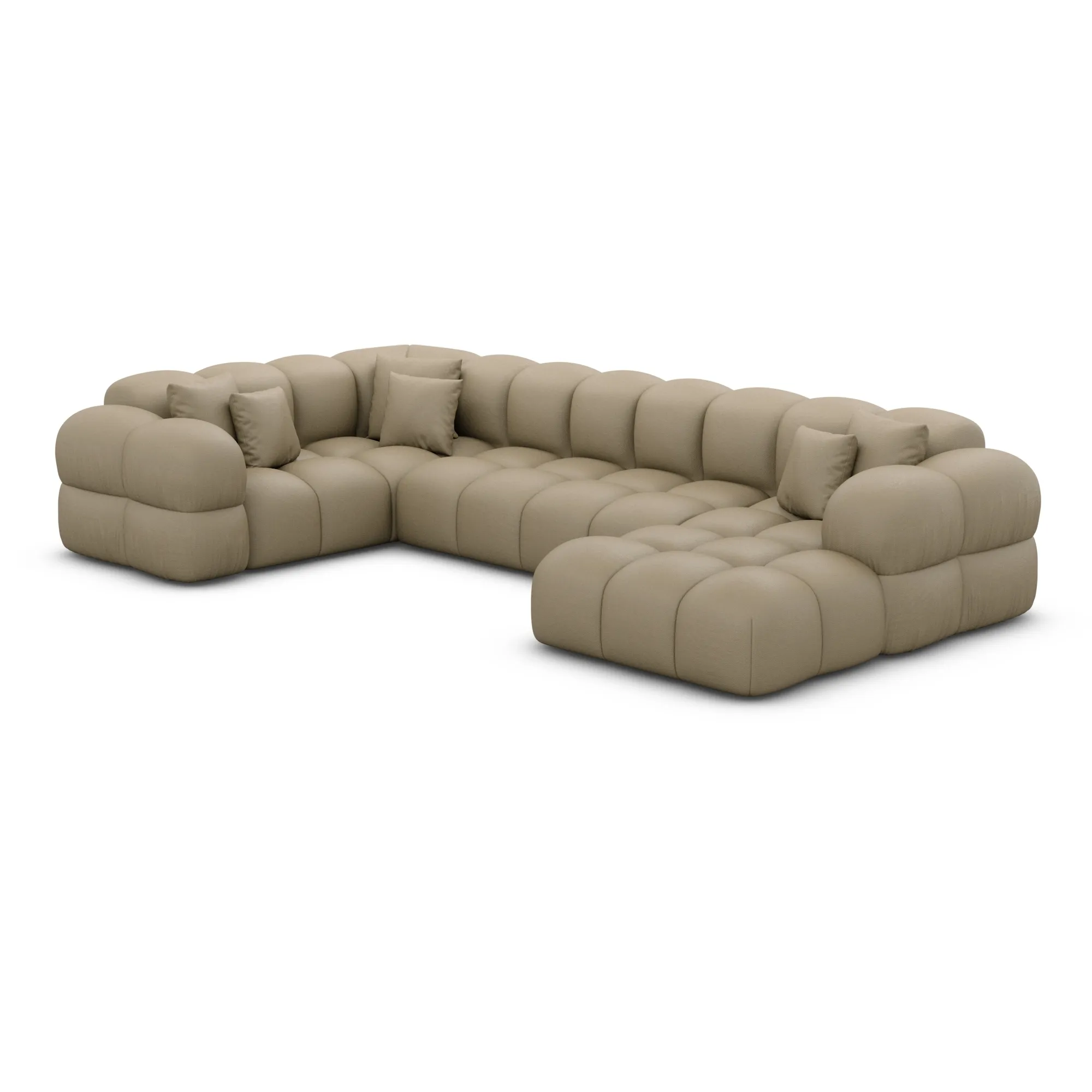 Kunstleder U-Form XL Wohnlandschaft Avoria – Bild 20