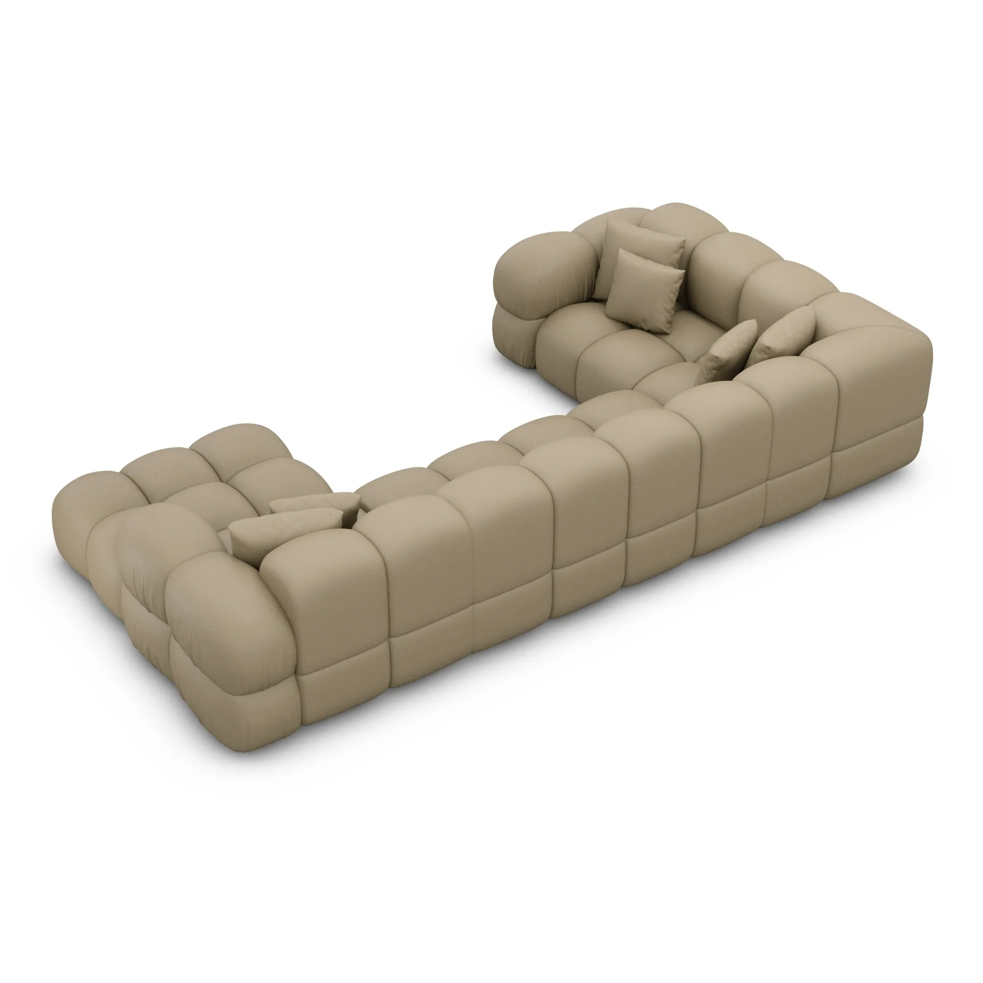 Kunstleder U-Form XL Wohnlandschaft Avoria – Bild 22