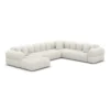 Bouclé U-Form XXL Wohnlandschaft Avoria – Bild 16