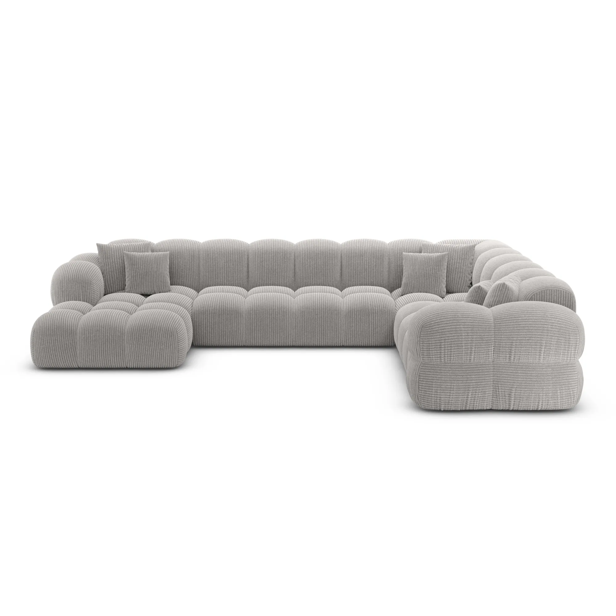 Cord U-Form XXL Wohnlandschaft Avoria – Bild 10