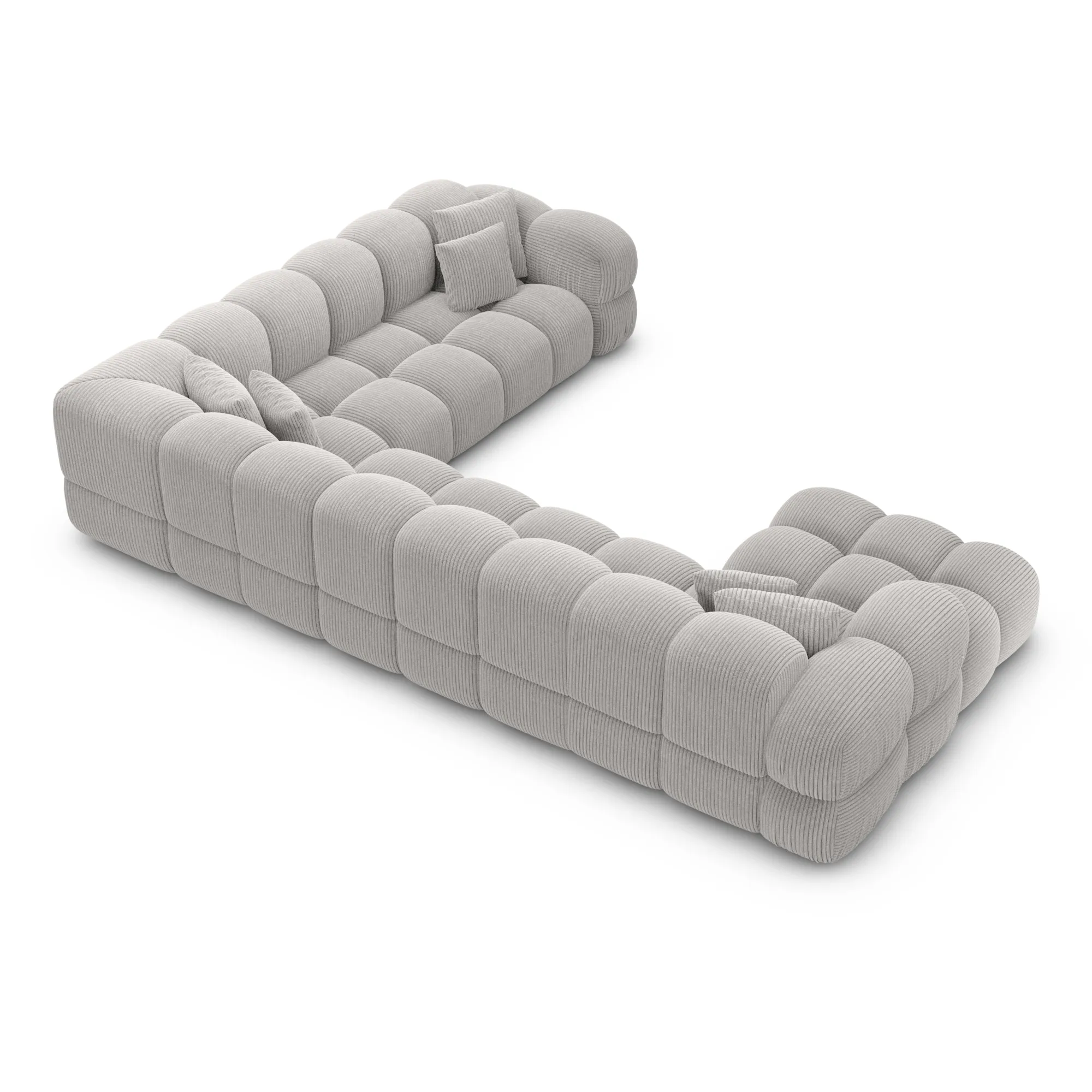 Cord U-Form XXL Wohnlandschaft Avoria – Bild 11