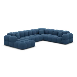 Strukturstoff U-Form XXL Wohnlandschaft Avoria