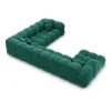 Samtstoff U-Form XXL Wohnlandschaft Avoria – Bild 39