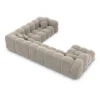 Samtstoff U-Form XXL Wohnlandschaft Avoria – Bild 57