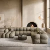 Echtleder U-Form XXL Wohnlandschaft Avoria – Bild 2