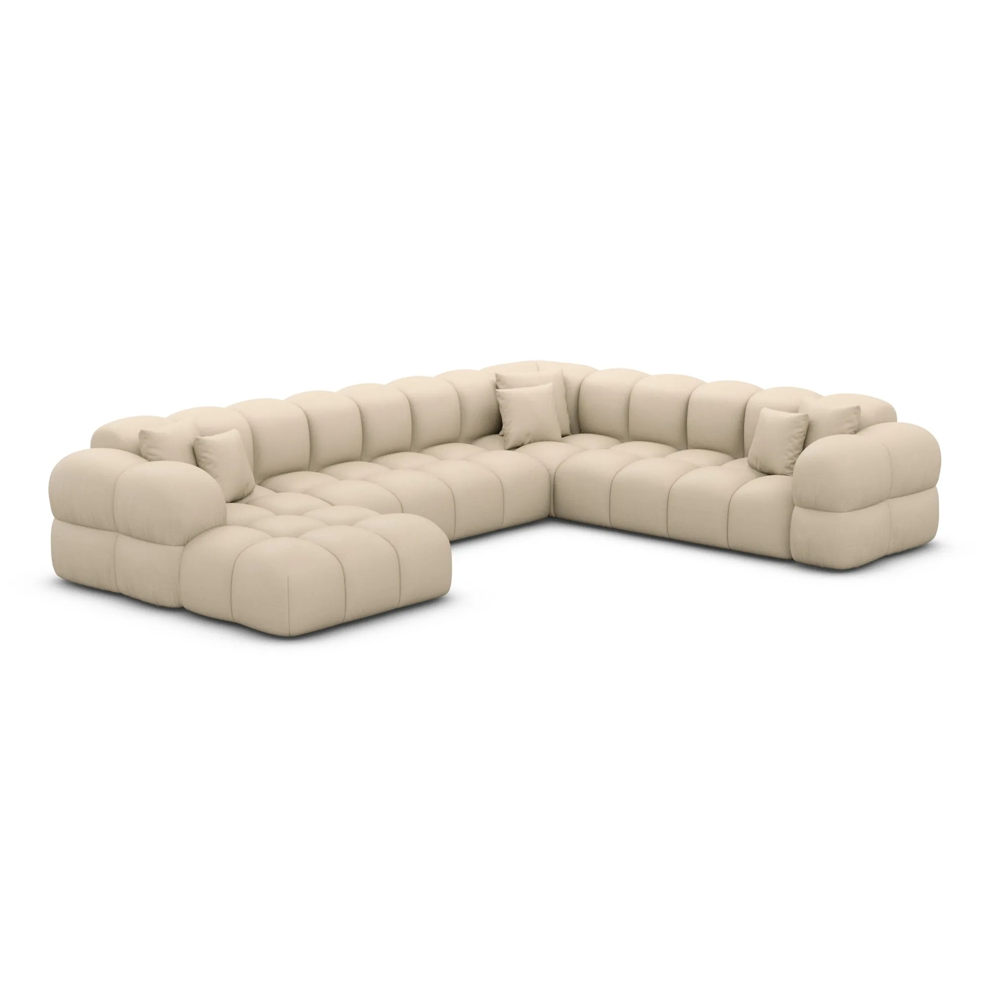 Kunstleder U-Form XXL Wohnlandschaft Avoria – Bild 53