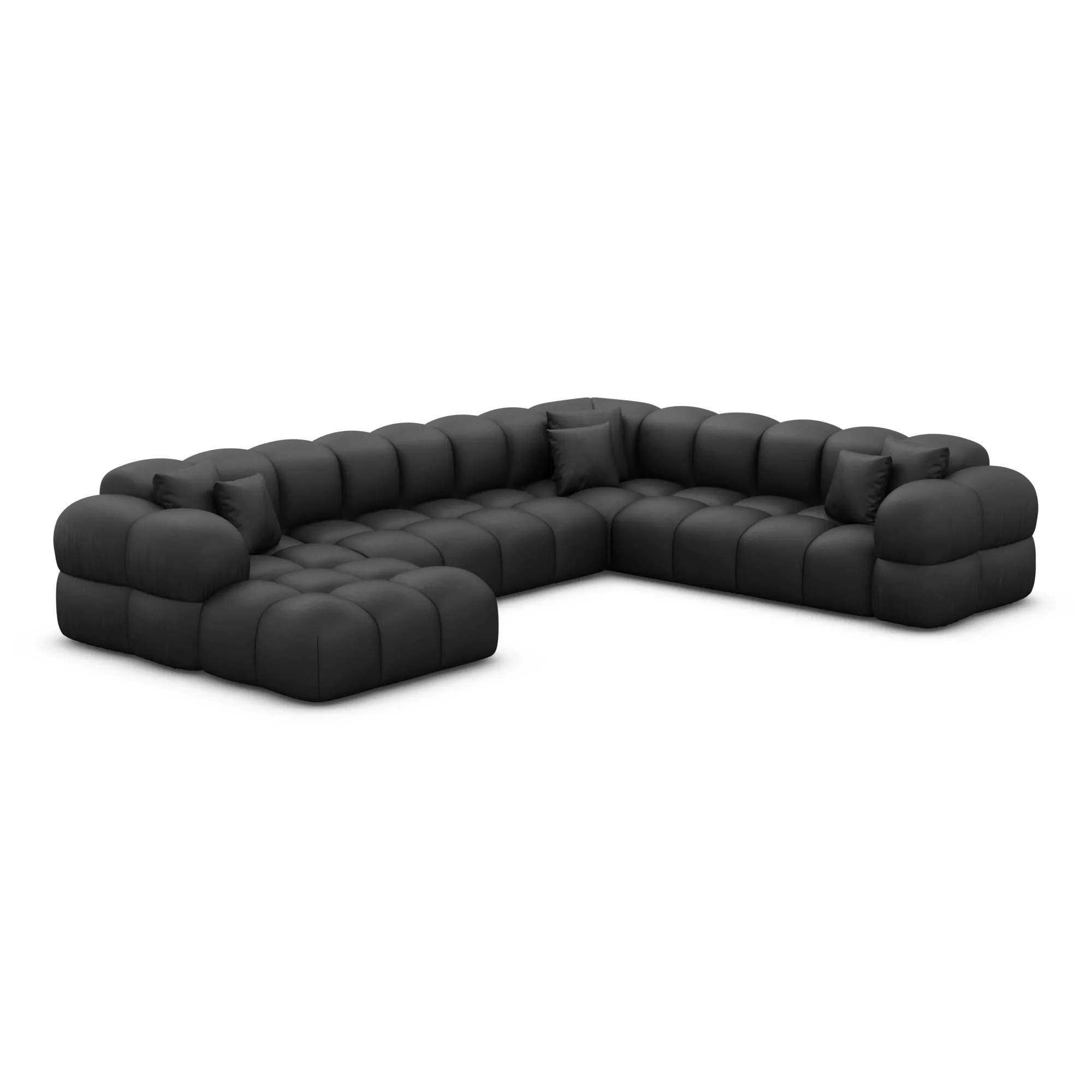 Kunstleder U-Form XXL Wohnlandschaft Avoria – Bild 56