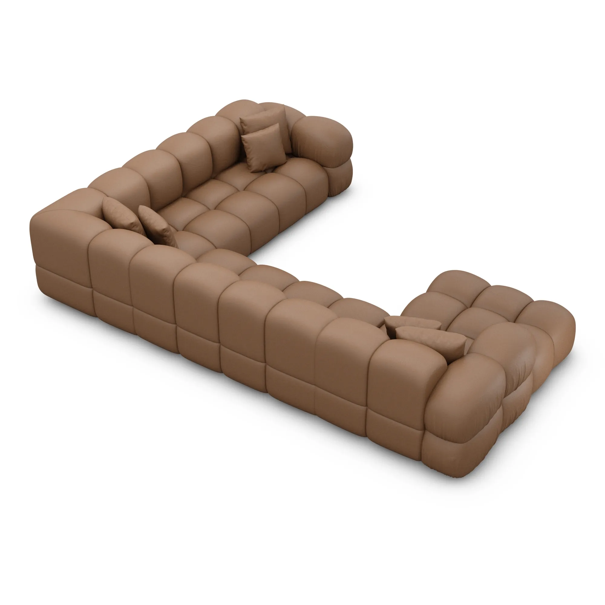 Kunstleder U-Form XXL Wohnlandschaft Avoria – Bild 61