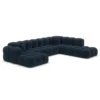 Cord U-Form XXL Lounge Wohnlandschaft Avoria – Bild 21