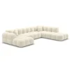Cord U-Form XXL Lounge Wohnlandschaft Avoria – Bild 27