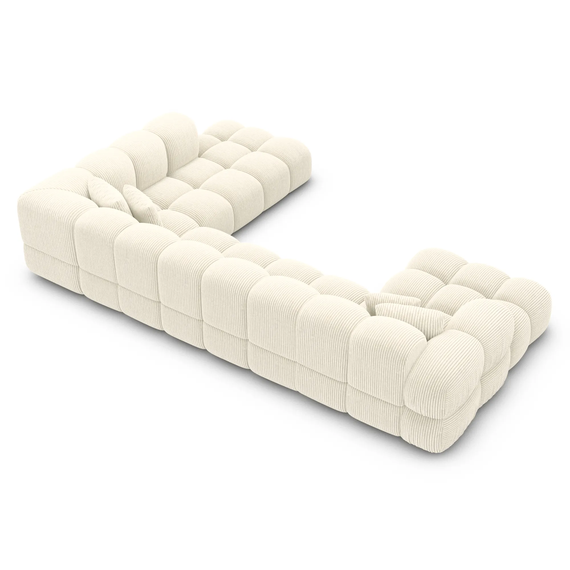 Cord U-Form XXL Lounge Wohnlandschaft Avoria – Bild 29