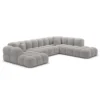Cord U-Form XXL Lounge Wohnlandschaft Avoria – Bild 30