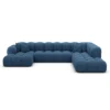 Strukturstoff U-Form XXL Lounge Wohnlandschaft Avoria – Bild 70