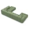 Strukturstoff U-Form XXL Lounge Wohnlandschaft Avoria – Bild 74