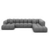 Echtleder U-Form XXL Lounge Wohnlandschaft Avoria – Bild 18