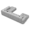 Echtleder U-Form XXL Lounge Wohnlandschaft Avoria – Bild 22